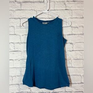 Tasc Teal Sleeveless Women's Top, XS